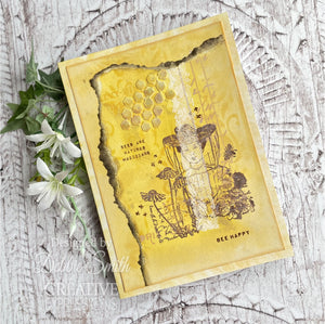 Creative Expressions Sam Poole A6 Clear Stamp Set - Bee Keeper