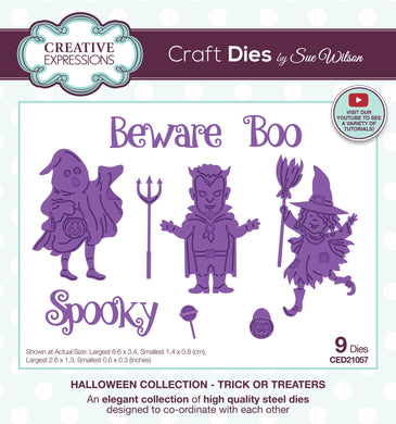 Dies by Sue Wilson - Halloween Collection Trick or Treaters