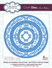 Creative Expressions Jamie Rodgers Wings of Wonder Collection - Butterfly Circle Frame