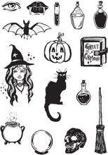 Creative Expressions Jane Davenport A5 Clear Stamp Set - Witchipoo