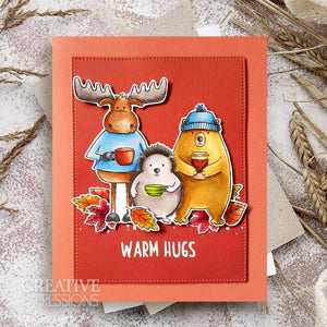 Creative Expressions Jane's Doodles A5 Clear Stamp Set - Warm Hugs
