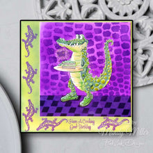 Pink Ink Designs A5 Clear Stamp Set - Fauna Series : What's Up Croc?