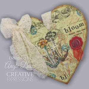 Creative Expressions Sam Poole A6 Clear Stamp Set - Bloom