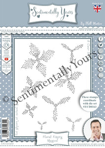 Phill Martin Sentimentally Yours A6 Clear Stamp - Floral Finery : Magical
