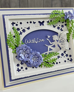 Creative Expressions Jamie Rodgers Fairy Wishes Collection - Deckled Edge Blossoms