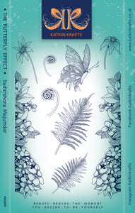 Katkin Krafts A5 Clear Stamp Set - The Butterfly Effect