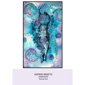 Katkin Krafts A5 Clear Stamp Set - Ammonite