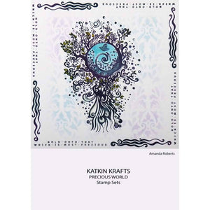Katkin Krafts A5 Clear Stamp Set - Precious World