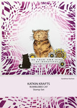 Katkin Krafts A5 Clear Stamp Set - Bumblebee Cat