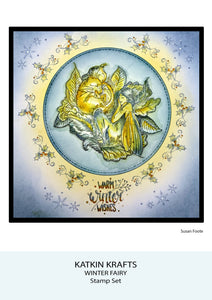 Katkin Krafts A5 Clear Stamp Set - Winter Fairy