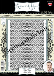 Sentimentally Yours A6 Stamp - Tres Chic : Lace Motif