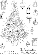 Pink Ink Designs A5 Clear Stamp Set - Christmas Series : Oh Christmas Tree