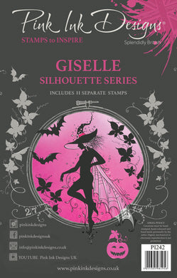 Pink Ink Designs A5 Clear Stamp Set - Silhouette Series : Giselle