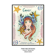 Pink Ink Designs A5 Clear Stamp Set - Astrology Series : Cancer The Psychic