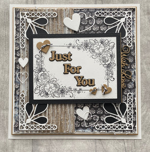 Phill Martin Sentimentally Yours Framed Sentiments Collection - Just For You