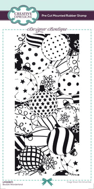 Creative Expressions Designer Boutique DL Rubber Stamp - Bauble Wonderland