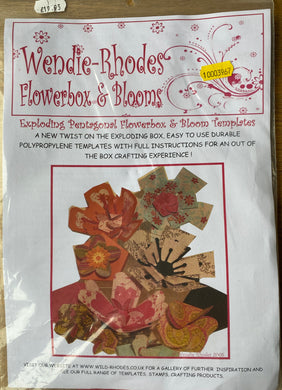 Wendie Rhodes Exploding Pentagonal Flowerbox & Blooms Templates