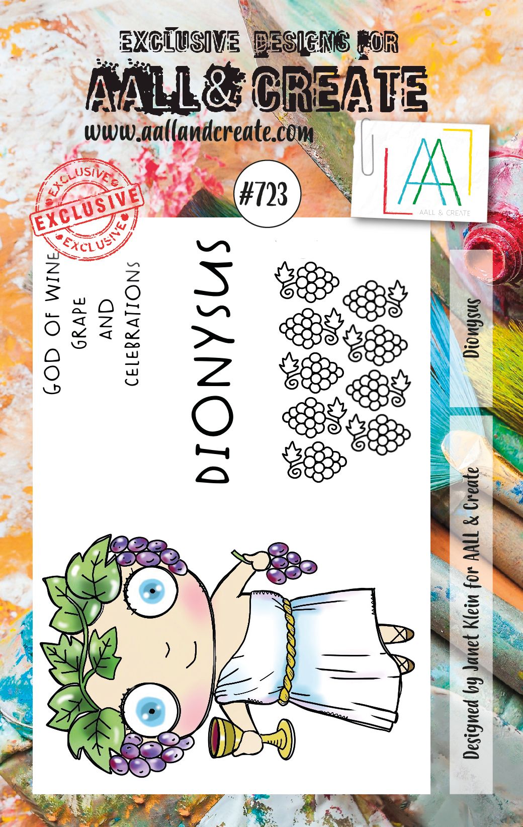 AALL & Create A7 Stamp Set #723 - Dionysus