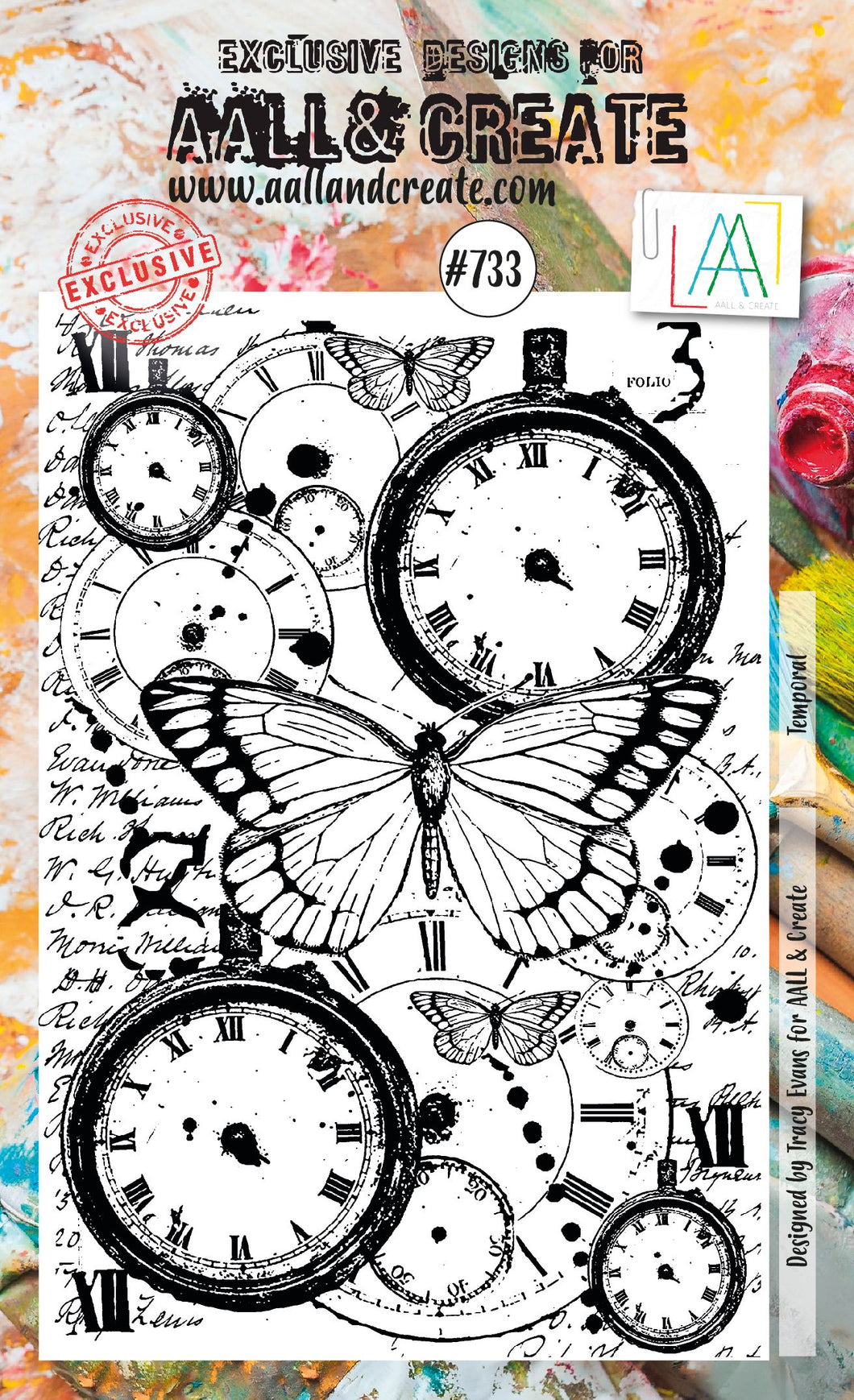 AALL & Create A6 Stamp Set #733 - Temporal