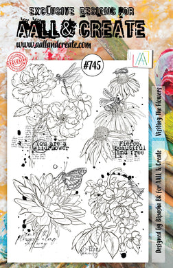 AALL & Create A5 Stamp Set #745 - Visiting The Flowers