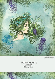 Katkin Krafts A5 Clear Stamp Set - Athena