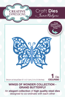 Creative Expressions Jamie Rodgers Wings of Wonder Collection - Grand Butterfly