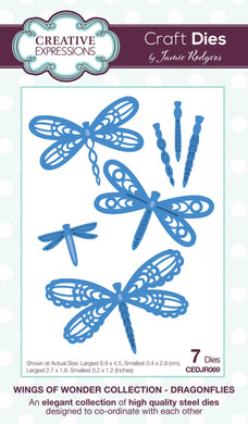 Creative Expressions Jamie Rodgers Wings of Wonder Collection - Dragonflies