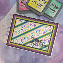 Creative Expressions Washi Strip Layering Stencil - Party Poppers