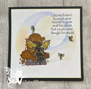 Fairy Hugs Stamps - Floral Hive