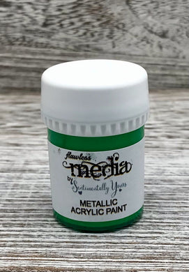 Phill Martin Sentimentally Yours Flawless Media Metallic Acrylic Paint - Fresh Green