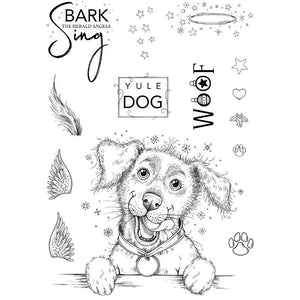 Pink Ink Designs A5 Clear Stamp Set - Bark the Herald Angels Sing