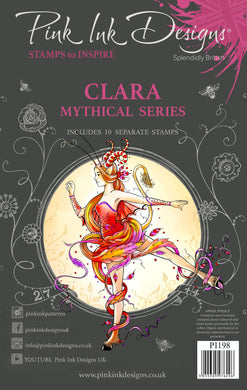 Pink Ink Designs A5 Clear Stamp Set - Mythical Series : Clara