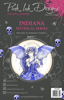 Pink Ink Designs A5 Clear Stamp Set - Mythical Series : Indiana