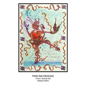 Pink Ink Designs A5 Clear Stamp Set - Mythical Series : Clara