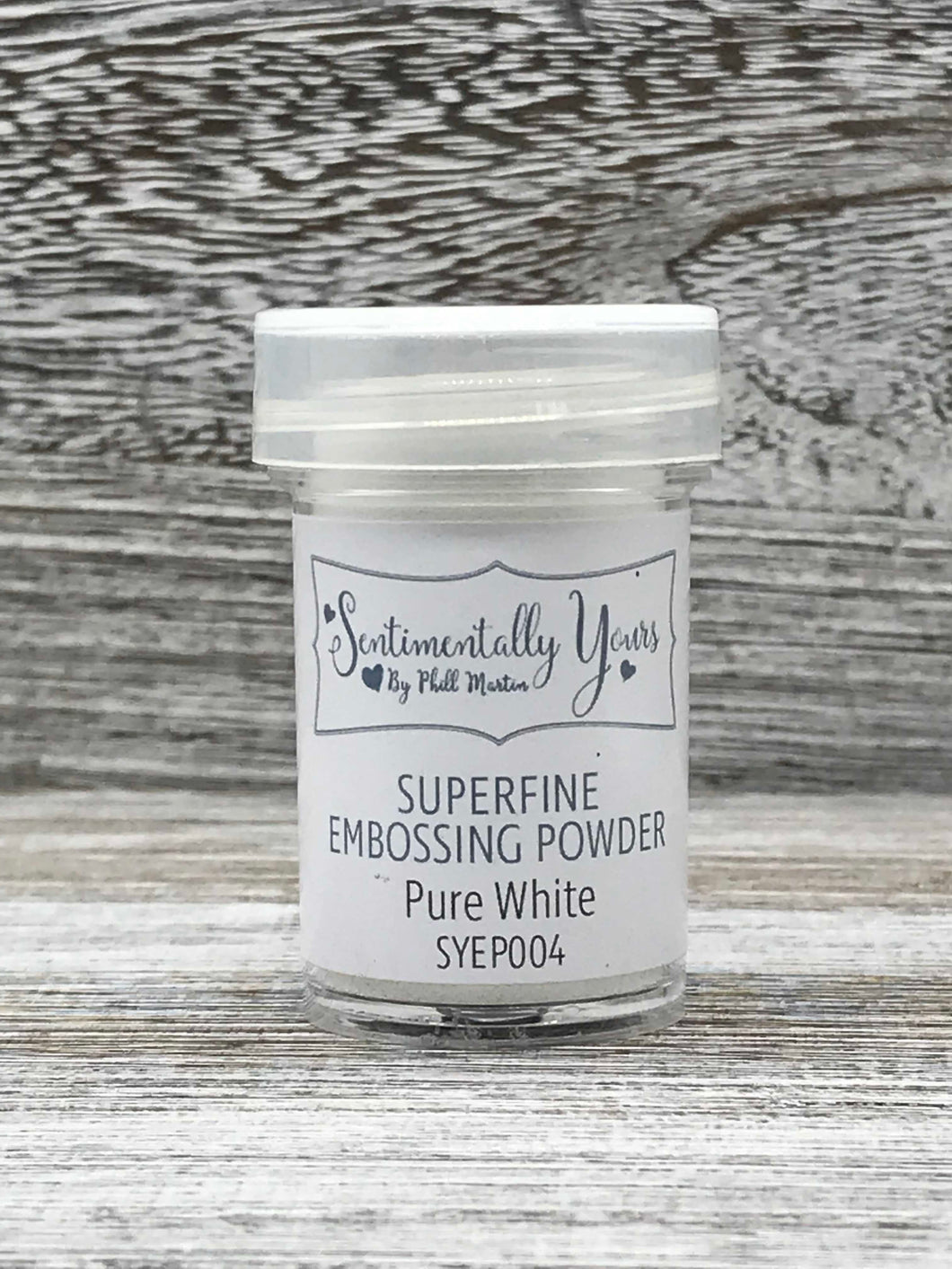 Sentimentally Yours Superfine Embossing Powder - Pure White