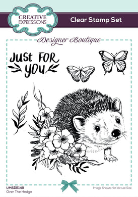 Creative Expressions Designer Boutique A6 Clear Stamp - Over the Hedge
