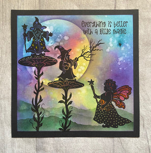 Fairy Hugs Stamps - Spoolwood Mushrooms