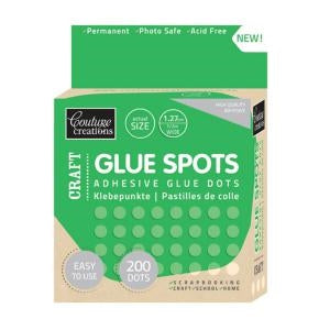 Craft Glue Spots - 200 x 1/2"