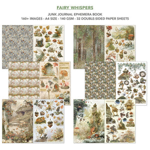 Ciao Bella Fairy Whispers A4 Junk Journal Ephemera Book