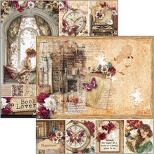 Ciao Bella Book Lovers - 12 x 12 Paper Pad