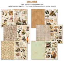 Ciao Bella Seventies A4 Junk Journal Ephemera Book