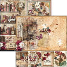 Ciao Bella Book Lovers - 8 x 8 Paper Pad