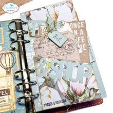 Elizabeth Craft Designs - Planner Essentials - Slanting Library Pocket with Bag