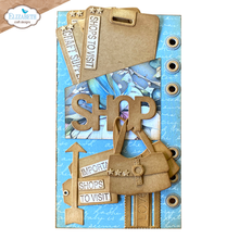 Elizabeth Craft Designs - Planner Essentials - Slanting Library Pocket with Bag