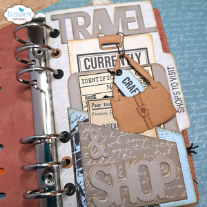 Elizabeth Craft Designs - Planner Essentials - Slanting Library Pocket with Bag