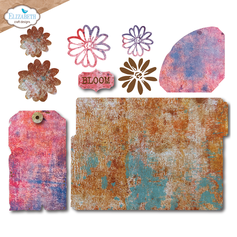 Elizabeth Craft Designs Art Journal Specials - Bloom File Folder