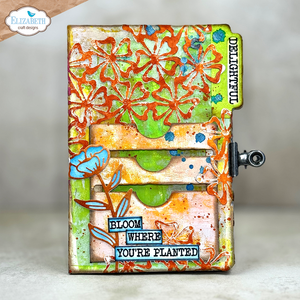 Elizabeth Craft Designs Art Journal Specials - Floral Slots File Folder