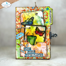 Elizabeth Craft Designs Art Journal Specials - Floral Slots File Folder