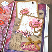 Elizabeth Craft Designs Art Journal Specials - Floral Slots File Folder