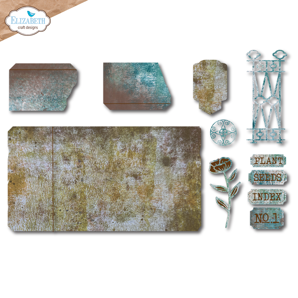 Elizabeth Craft Designs Art Journal Specials - Plant Index Folder